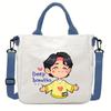 Felix Kpop Band Super Star Printed Crossbody Bag Casual Canvas Shoulder Bags