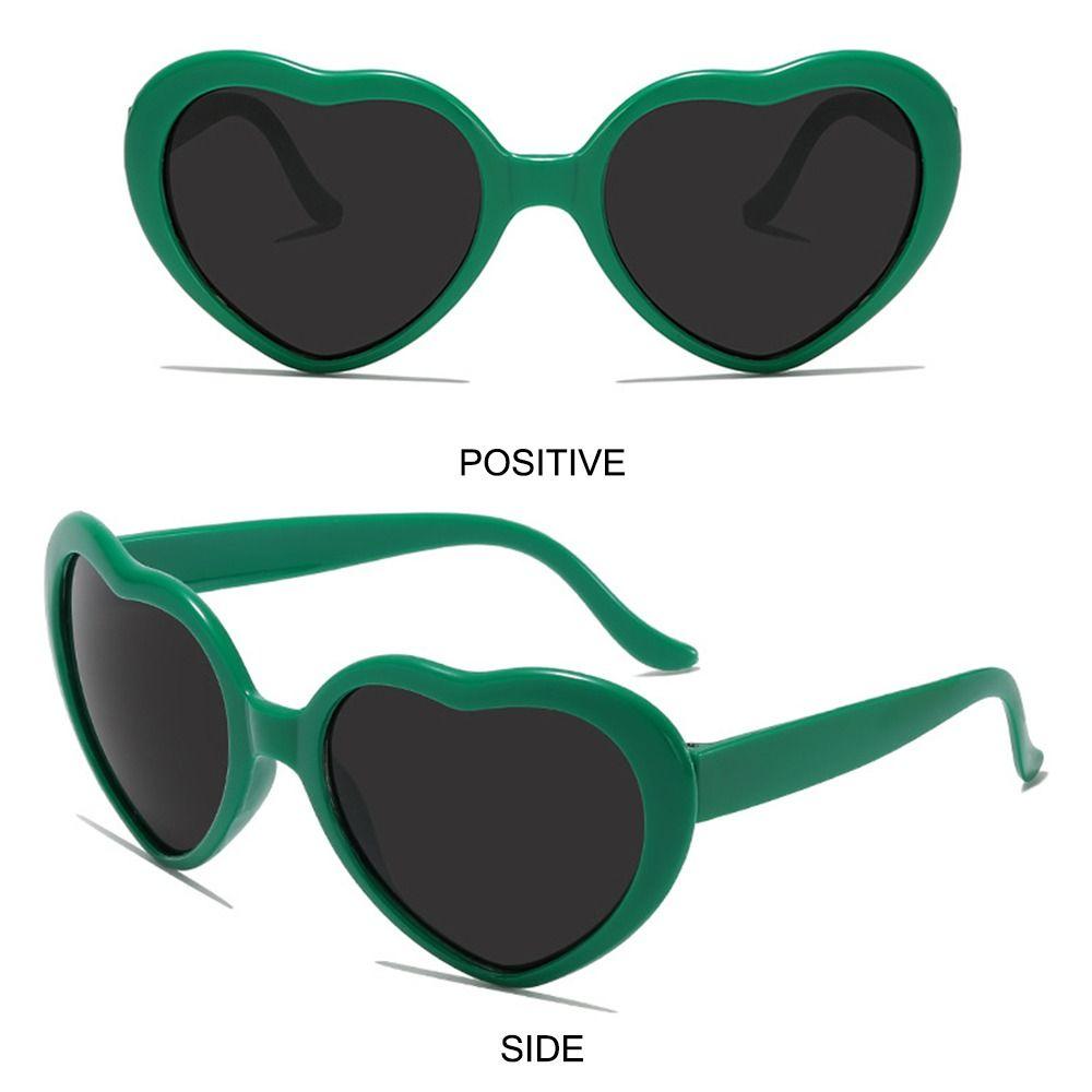 Cosplay Heart Sunglasses UV400 Protection Beach Shades Cute Party Glasses  for Women