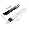 Portable Two-in-one Cleaning Brush Multifunctional Door and Window Keyboard Groove Cleaner Dust Shovel Window Rail Cleaning Tool