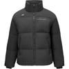Comfort Sports Series Logo Casual Warm Short Down Jacket Men Jacket Carbon-Black P424M017-0018