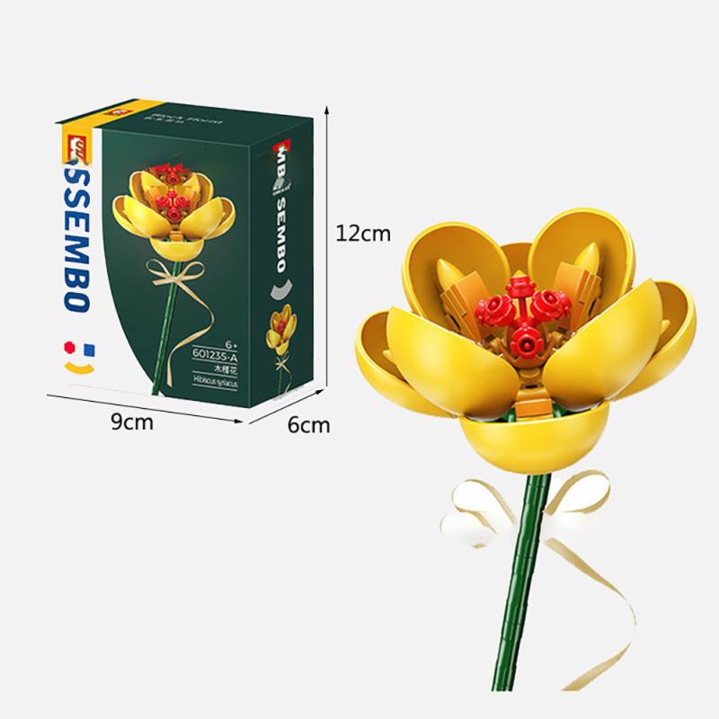Eternal Flowers Bouquet Building Blocks Compatible For Lego Assembled Building Block Toys For
