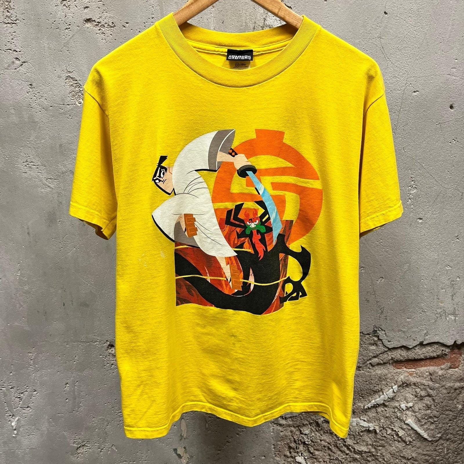 Retro Samurai Jack Cartoon Promo Graphic Unisex Tee Gift For Fan S-5XL L