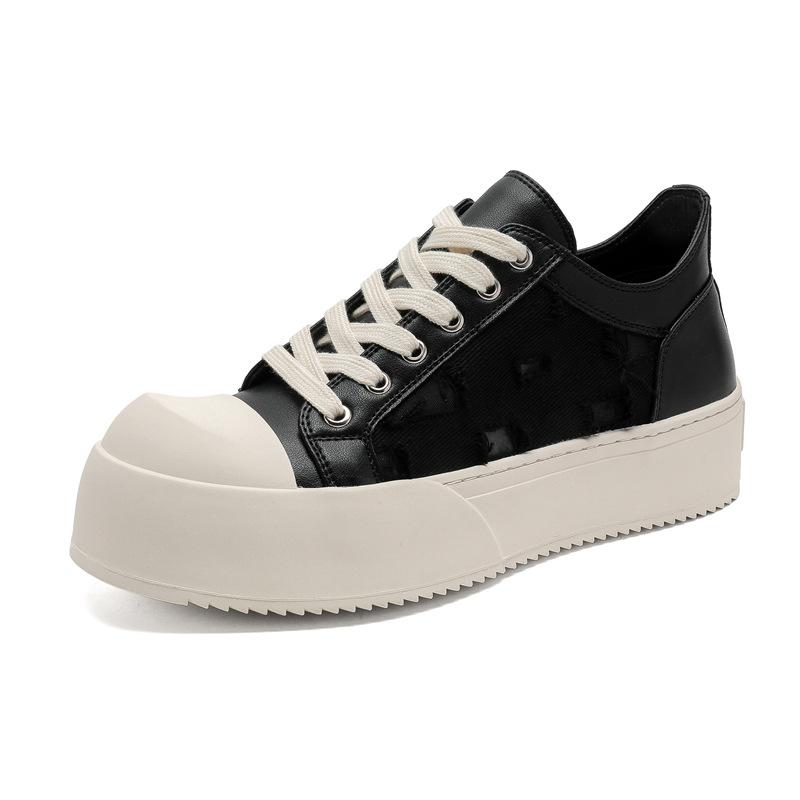 2025 new summer casual board shoes platform heightening couple big head derby shoes 45455-35355-J