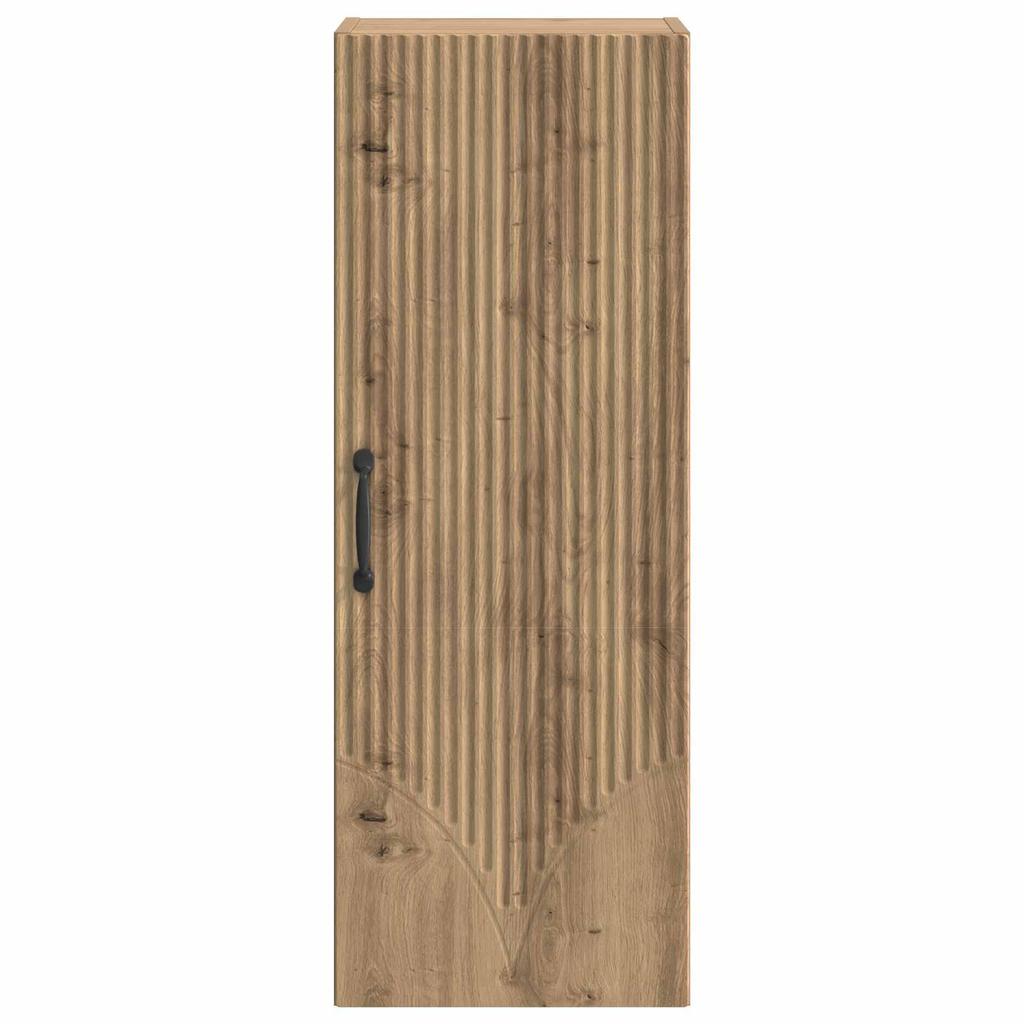 Wall Mounted Cabinet Artisan Oak 33 X 34.5 X 90 Cm Particleboard