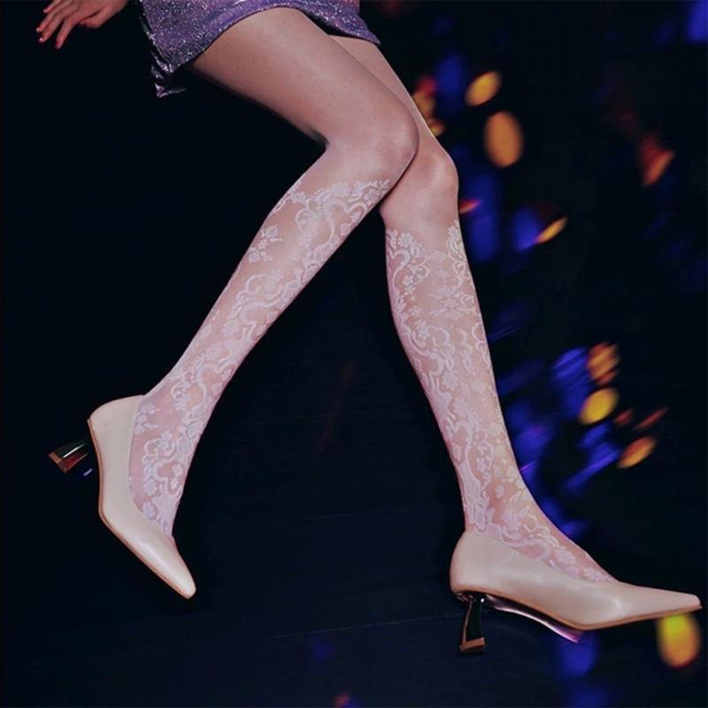 Women's Patterned Tights,High Waist Pantyhose,Fashion Students Girls Pantyhose Control Top Pantyhose Stockings