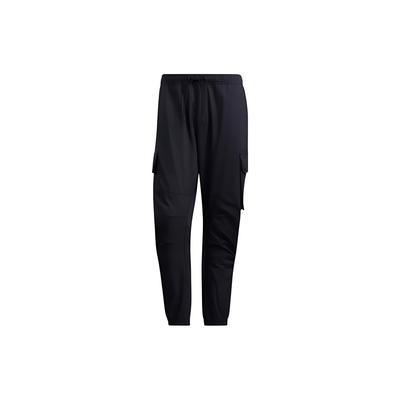 Solid Color Comfort Sport Joggers Men Bottoms Black HE7460