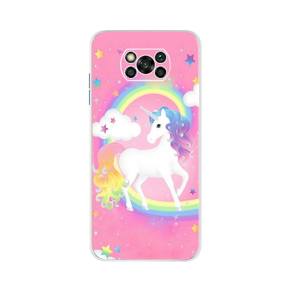 For Xiaomi Poco X3 Pro Back Cover 6.67" Cute Cat Patterns Transparent Bumper Cover For Xiaomi POCOX3 Pro POCO X 3 Cover Fundas