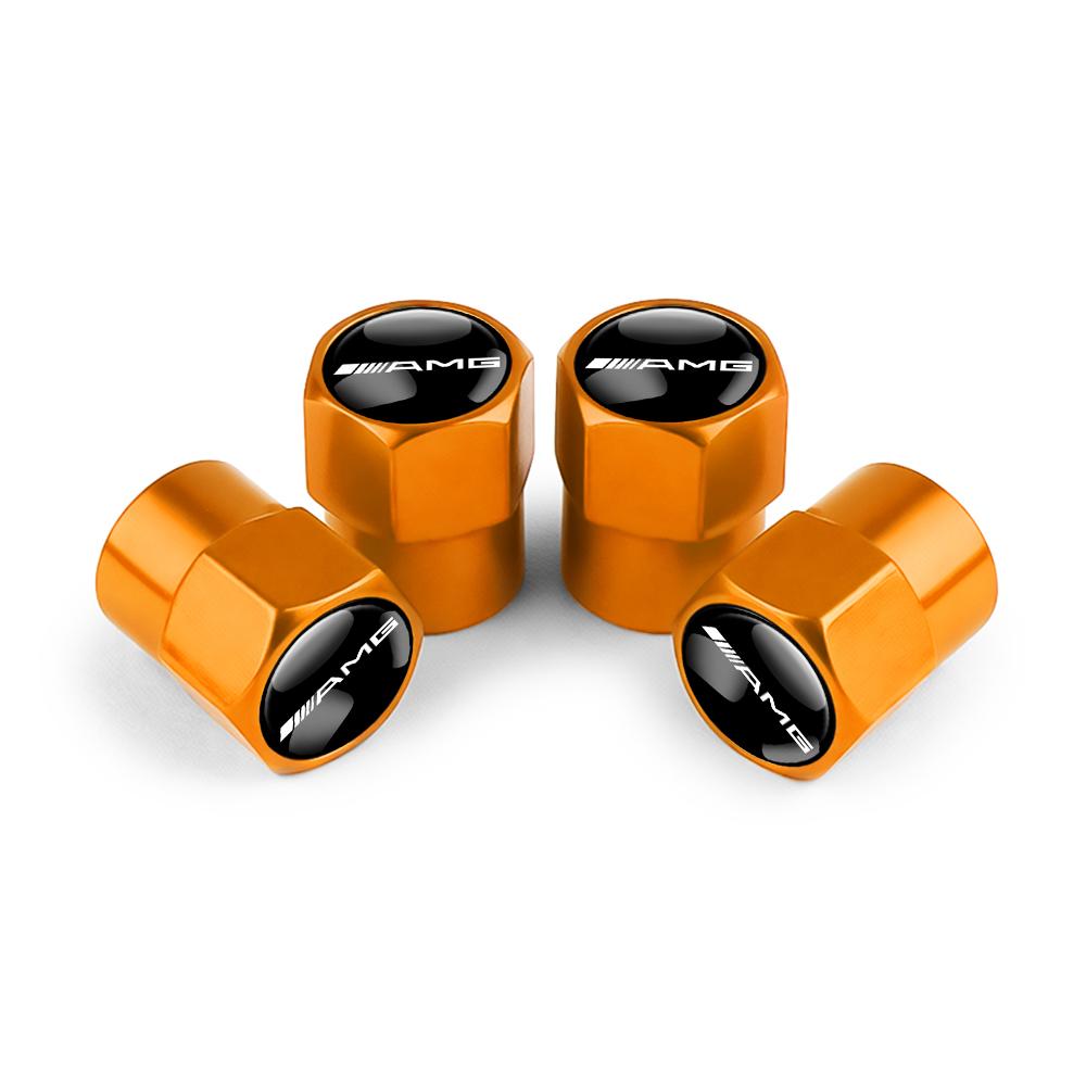 CRE1 4PCS Car Wheel Tires Valve Cap Covers Auto Accessories For Mercedes Benz AMG A B C E M R G S Class GLA GL CLA CES CLS SLK GLK