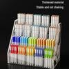 Acrylic Watercolor Pen and Brush Organizer - Large Capacity Desktop Storage Box