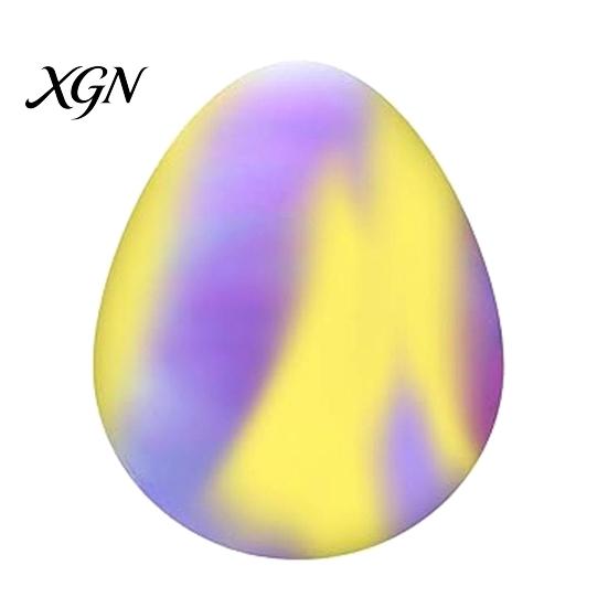 Relaxation Hand Toy Easter Egg Squeeze Stress Relieving Decompression Sensory Ball Basket Stuffer White at Room Temperature Kids