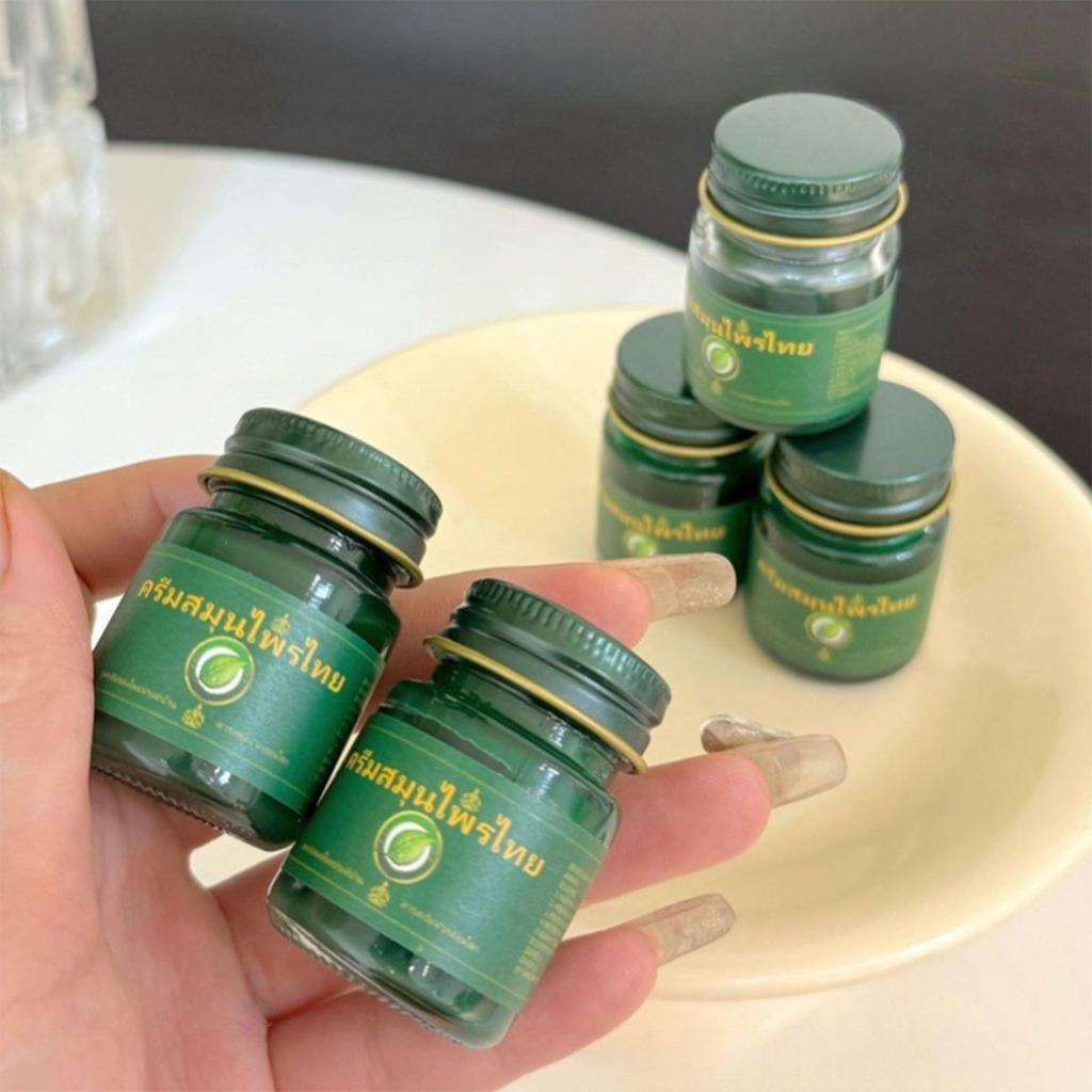 Myggbalsam Oppfriskende Reisekvalme Gressbalsamsett Egnet for Utendørs Terrasse, Fotturer, Camping, Naturlige Ingredienser