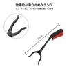 Non-slip, anti-slip lobster clamp for eels, crab clamp, fish tongs, trash tongs, beach tongs, magic hand, easy-to-use hand, telescopic grabber, trash