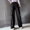 Women's Retro High-Waisted Wide-Leg Summer Pants - Breathable, Thin, Casual Sports Style