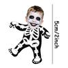 20pcs Personalized Sticker Horrible Halloween Party Decor Customized Skull Design Your Own Head Lable Hallow Sealing Stickers
