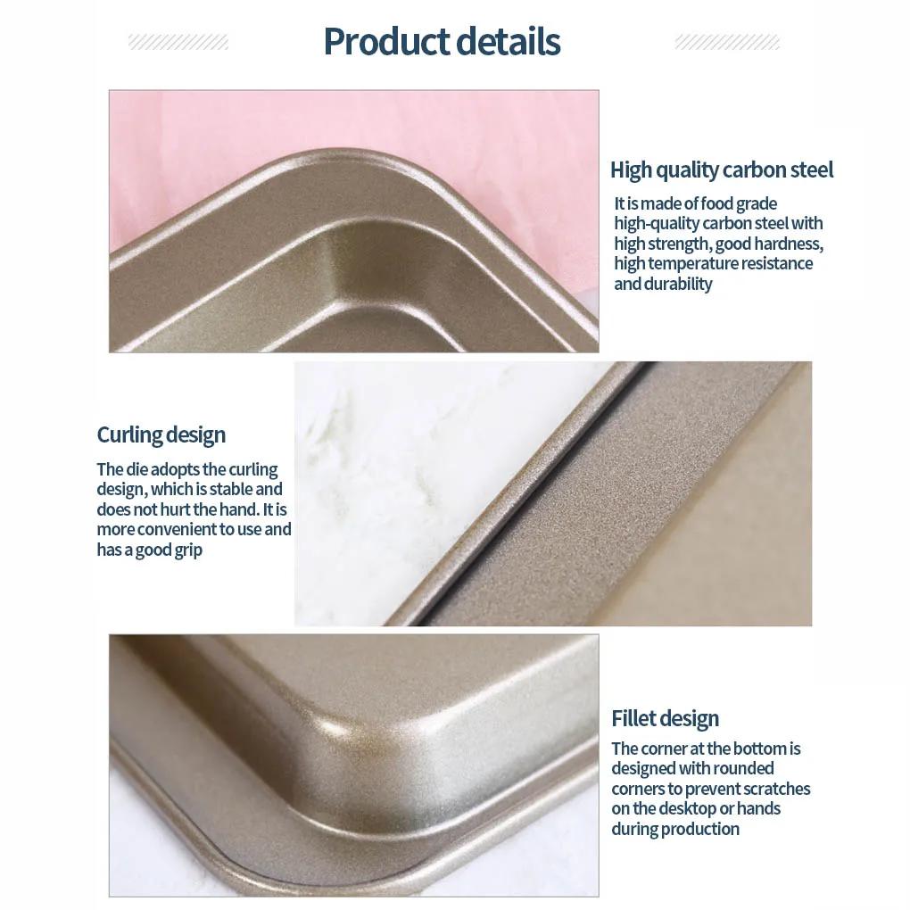 Rechteckige Backformen Keks-Ofenblech Antihaftbeschichtung Backgeschirr Haushalts-Bäckerei-Zubehör Professionelle Platte Küchenwerkzeuge