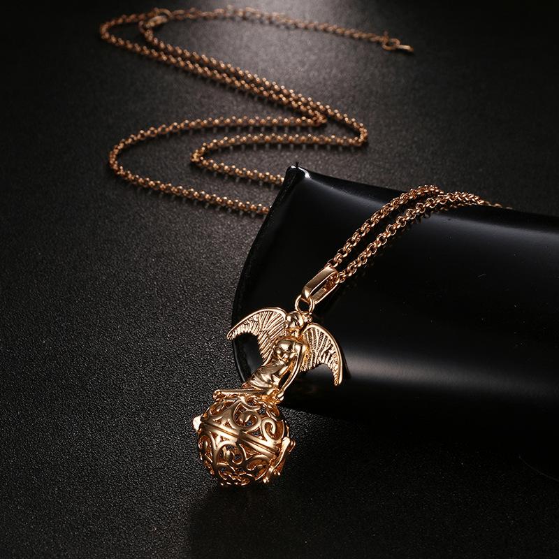 Neue Aromatherapie Ätherisches Öl Diffusor Halskette Schmuck Quadratisch Hohl Parfüm Medaillon 16MM Musik Kugel Damen Anhänger Zubehör