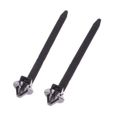 10 Stück Auto Nylon Kabelbinder Befestigungselemente Clips Schwarz Auto Kabelbefestigung Reißverschlussband Für Alle Autos
