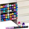 GUANGNA 168-12 Colors Acrylic Marker Pen for Rock Painting Brush Tip Paint Marker Christmas Markers Waterproof Art Supplies