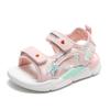 Little Girls' Open-Toe Sandals - New Summer Collection, Children's Beach Shoes, Cartoon Princess Shoes for Toddlers, Soft-Soled Baby Sandals