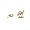 Modern Feng Shui Animal Sculpture Cow Cattle Camel Figurine Resin Statue for Desk Entrance Shelf