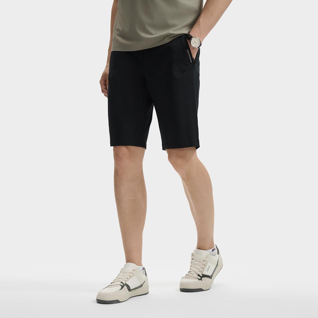New FILA Casual Shorts Men's Jet Black F11M432604FBK