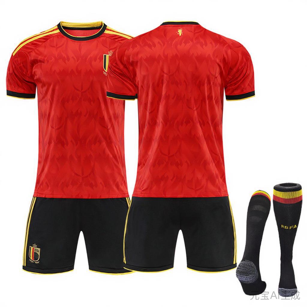 Maglia da calcio casalinga del Belgio Euro N.. 7 10 Lukaku 25 Set Maglie Multi-Library