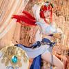  Costume da ballerina della regione occidentale di Genshin Impact, costume da gioco Nilu, abito blu, cosplay completo