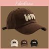 Letter Retro Plush Pattern Women Casual Corduroy Baseball Hat For Autumn
