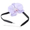 Phalaenopsis Blossom Necklace Simulation Flower Neckchain Women Girls Collarbone Chain Eye Catching Choker Accessory