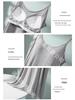 Modal Padded Cup Nightgown for Women - Five-Finger Cup Camisole, No Bra, Home and Outdoor Long Dress