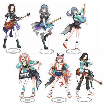 Kreslený anime RAISE A SUILEN Stojan Akrylová figura MASKOVÁNÍ PAREO CHU² BanG Dream stojící model na talíři rekvizity Cosplay