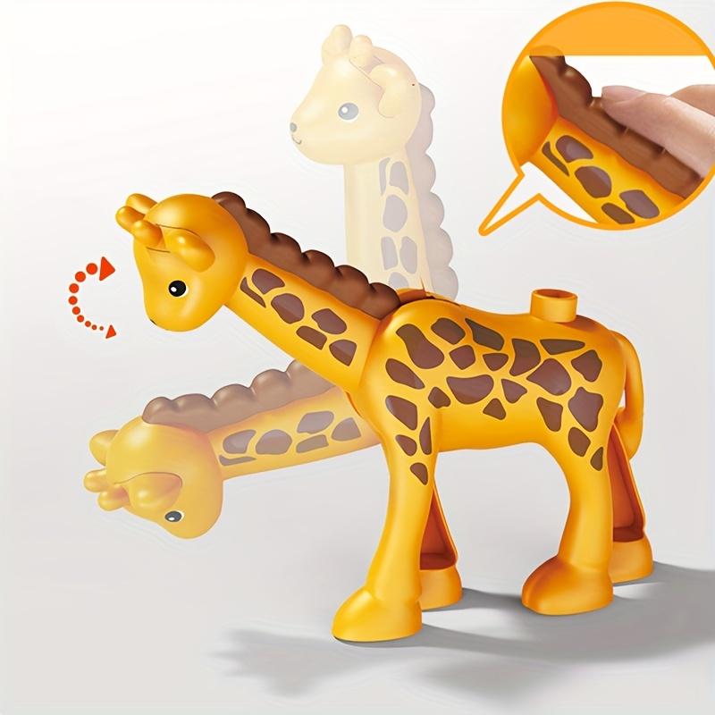 25 stk/sett Stor Størrelse Minifigur Dyr Klosse Gårdsserie | Store Byggeklosser Kompatible med Duplo Dyreserie Leker for Barns Barnefestgave