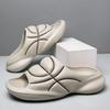Neue Herren Hausschuhe EVA Plattform Massage Slipper Mode Design Sommer Stadtspaziergang Strand Freizeit Sandalen für Damen Heim Pantoletten