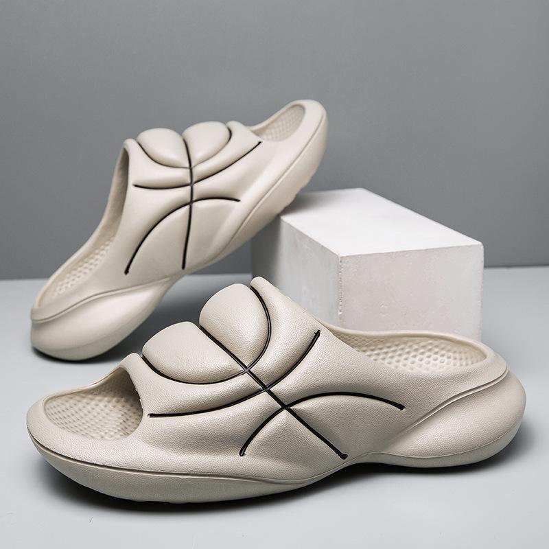 Neue Herren Hausschuhe EVA Plattform Massage Slipper Mode Design Sommer Stadtspaziergang Strand Freizeit Sandalen für Damen Heim Pantoletten