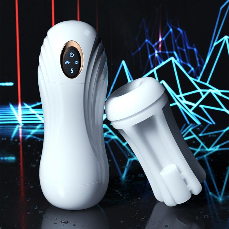 Male Masturbator Toys Automatic Sucking Masturbation Cup For Men Deep Throat Oral Vagina Suction Blowjob Vibrating Sex Toys