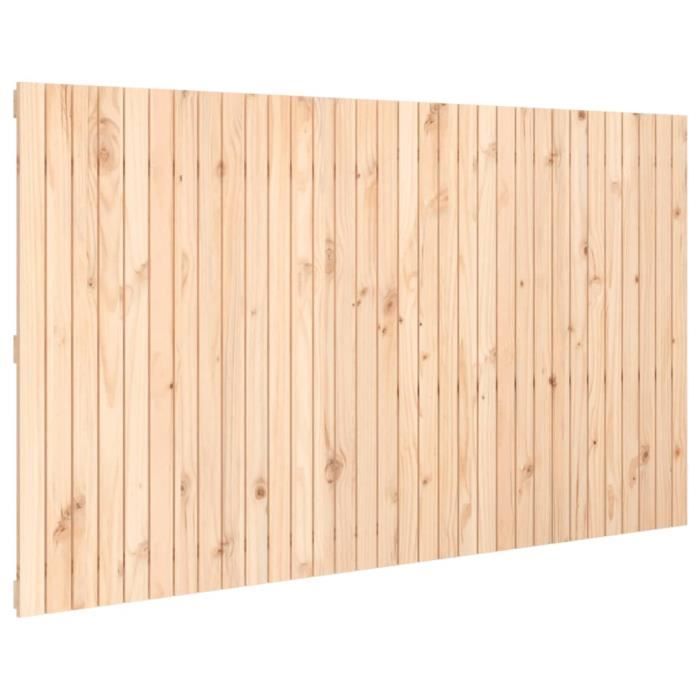 VidaXL Wall-mounted Headboard 204x3x110 Cm Solid Pine Wood 824928