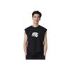 Li Ning Anti-Five Series Simple Versatile Loose Fit Round Neck Letter Sports Vest Men Tops Black AVSV067-3