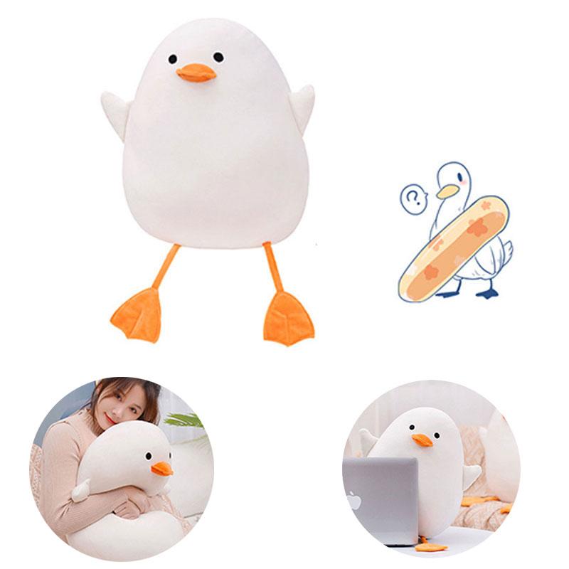 Duck Toy Plush Sleeping Pillow Ragdoll Down Cotton Filling Huggable Room Decor