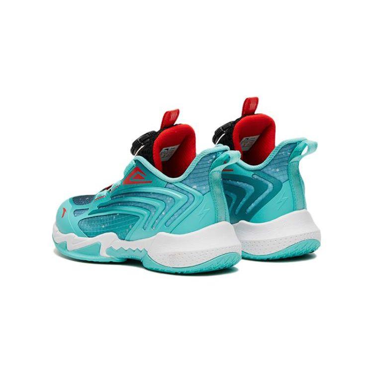 Anta Kids Lightweight Comfortable Daily Shock Absorbing Durable Low Top Basketball Shoes Kids Sneakers Blue Black Red 312329953-1