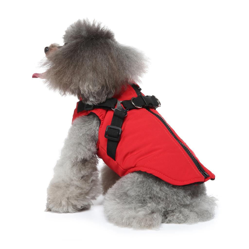 Dog Coat With D Ring Pet Dog Coat Dog Clothes Jacket Dog Vest For Walking Winter Pet Dog Clothes Winter Warm Dog Jacket