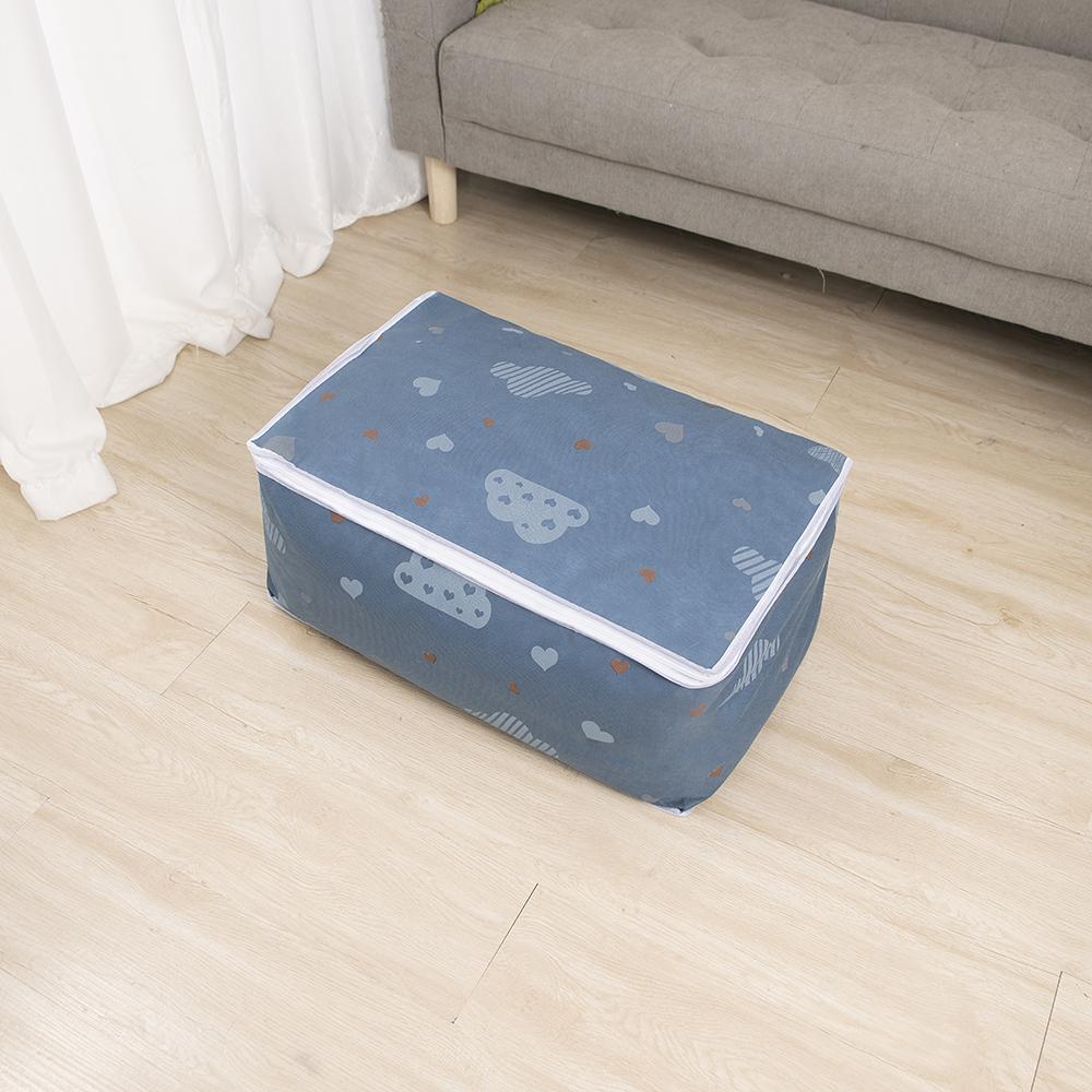 1PC Clothing And Bedding Storage Bag - Zipper Type Organizing Bag - Cotton Quilt Bag - Large Capacity Bag For Storage