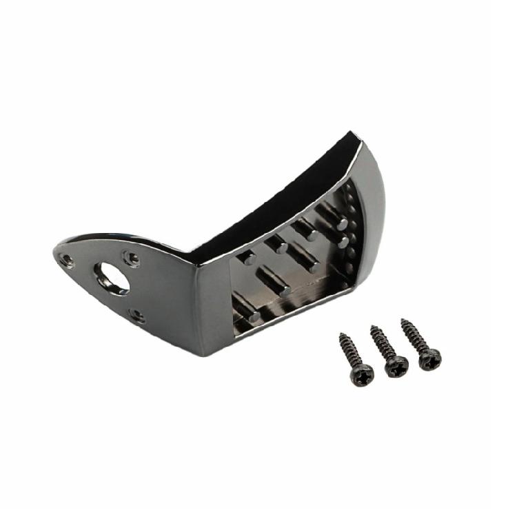 Metal Triangular Mandolin Tailpiece Mandolin Replacement Tailpiece for 8 String Mandolin Guitar Easy Installation