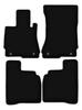 BASIC Black Velour Floor Mats For: Mercedes W221 S-class Sedan Long (2005-2013)