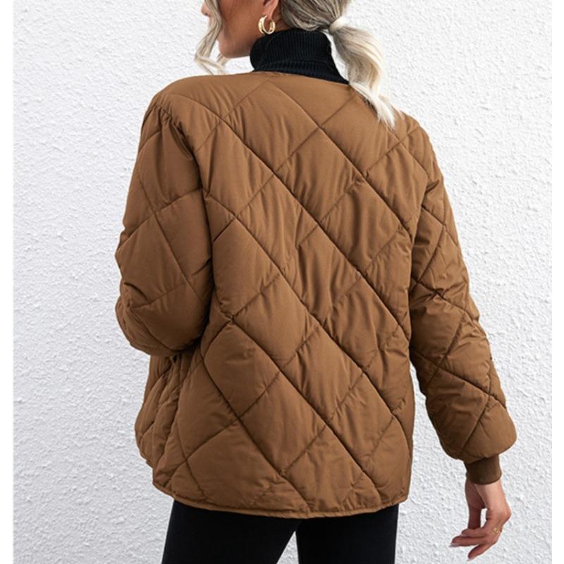 Damen-Übergröße, Baumwolle, Herbst und Winter, leichte Dessous, langärmelig, lässige Jacke