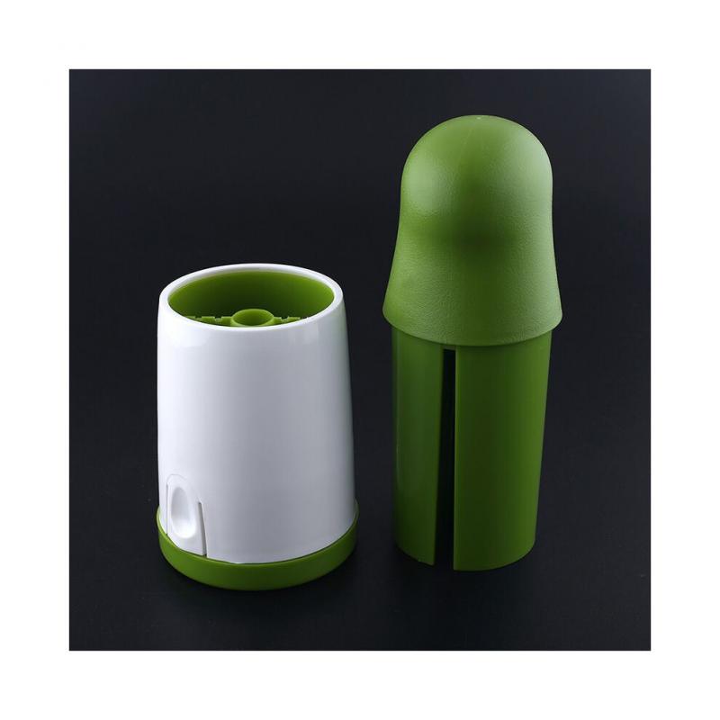 Green 4-in-1 Herb Grinder, Spice Mill & Shredder Parsley Chopper and Cheese Grater for Kitchen