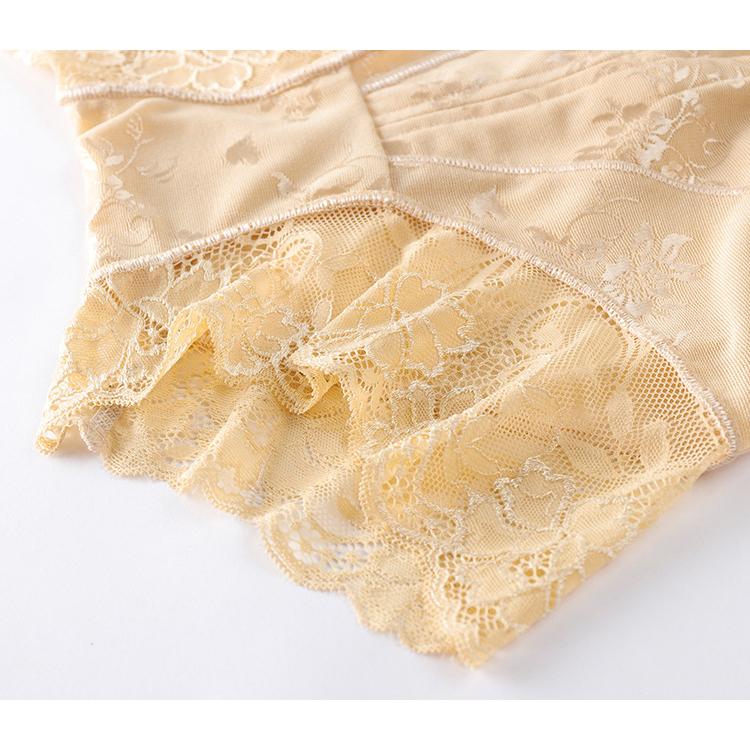 Guaine Pizzo Guaina Pantaloncino Body Shaper Sexy con Zip Doppia Controllo Pantaloncini Shapewear Donna Sexy Fascia Vita in Pizzo