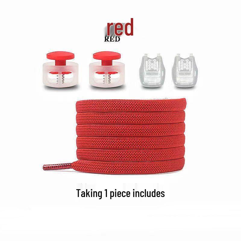 Colorful No-Tie Elastic Shoelaces with Pig Nose Buckle for Kids