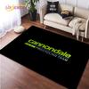 Tappeto con logo di bicicletta per Soggiorno Camera da letto Tappeti Cucina Bambini Porta Tappetino Antiscivolo Regalo di compleanno Oggetti di scena fotografici Alfombra Tappeto