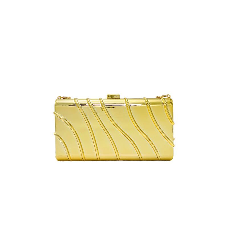Acrylic bag 2025 new European and American fashion glossy color shoulder bag women's crossbody chain box bag tide