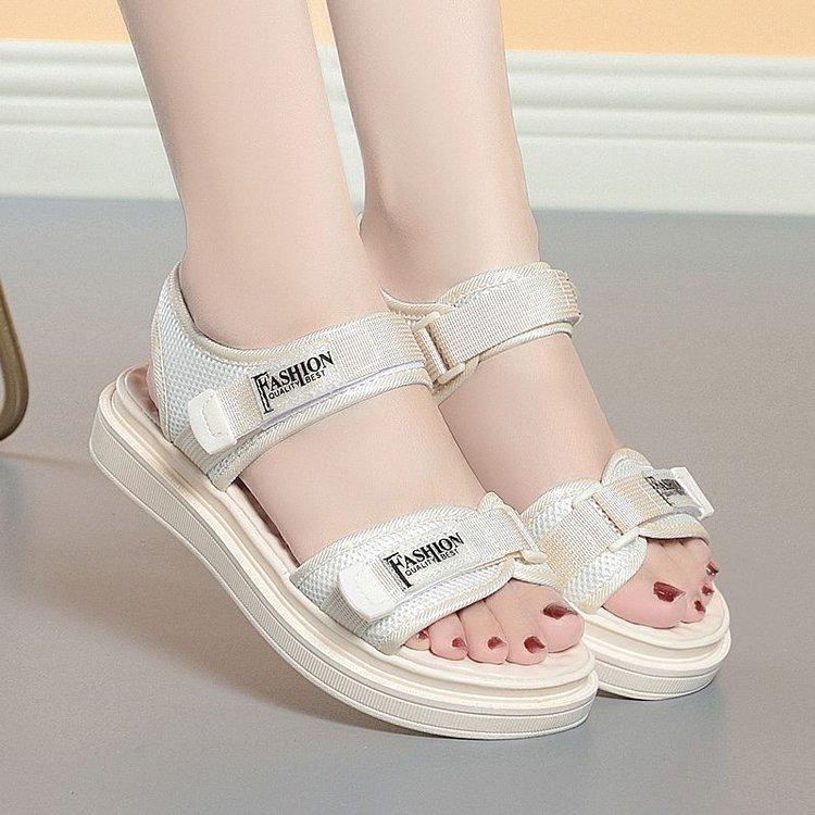 

Women s sandals non-slip soft-soled comfortable mother shoes thick-soled versatile outer wear in the elderly sports and leisure women s shoes 40